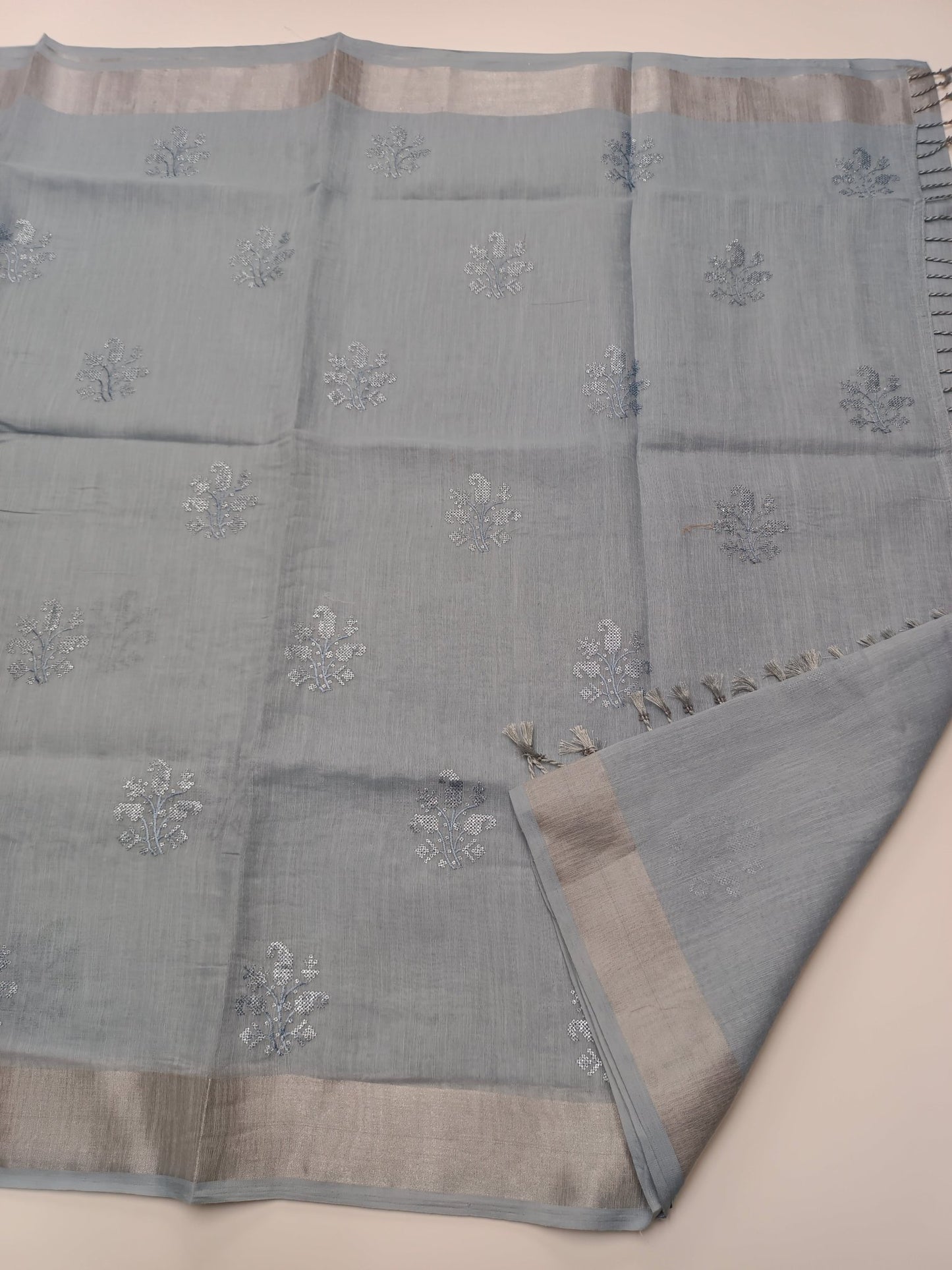 FANCY COTTON SAREE - B S CHANNABASAPPA & SONS