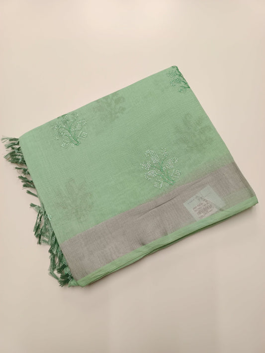 FANCY COTTON SAREE - B S CHANNABASAPPA & SONS