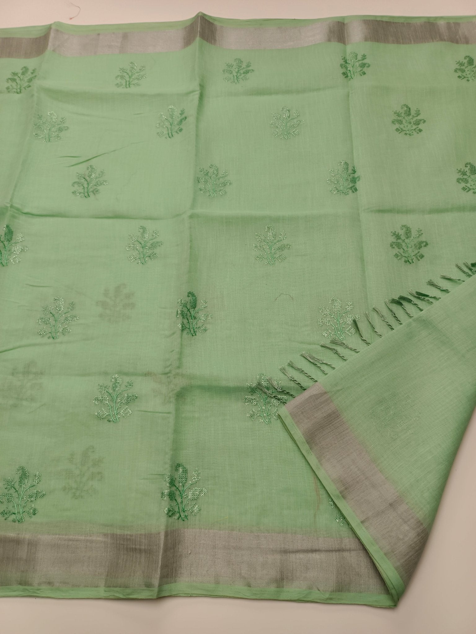 FANCY COTTON SAREE - B S CHANNABASAPPA & SONS