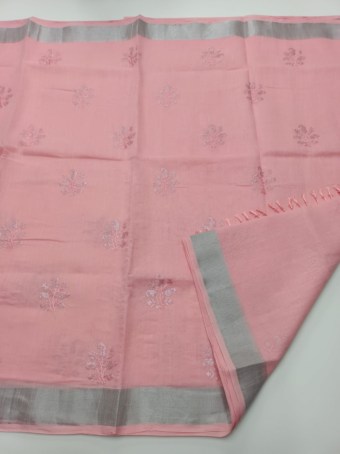 FANCY COTTON SAREE - B S CHANNABASAPPA & SONS