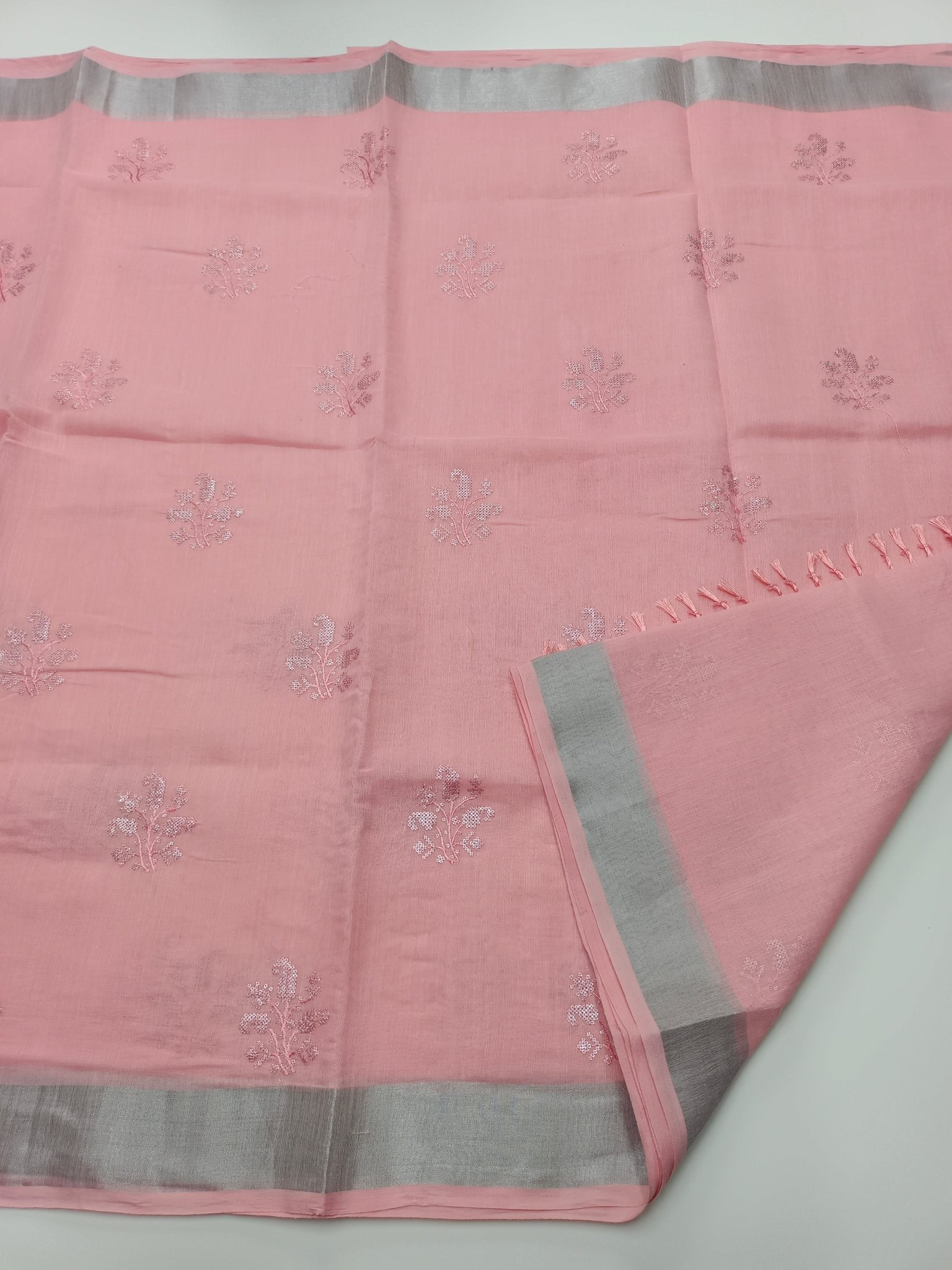 FANCY COTTON SAREE - B S CHANNABASAPPA & SONS