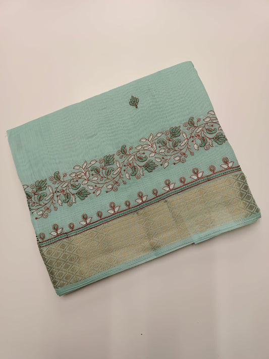 FANCY COTTON SAREE - B S CHANNABASAPPA & SONS