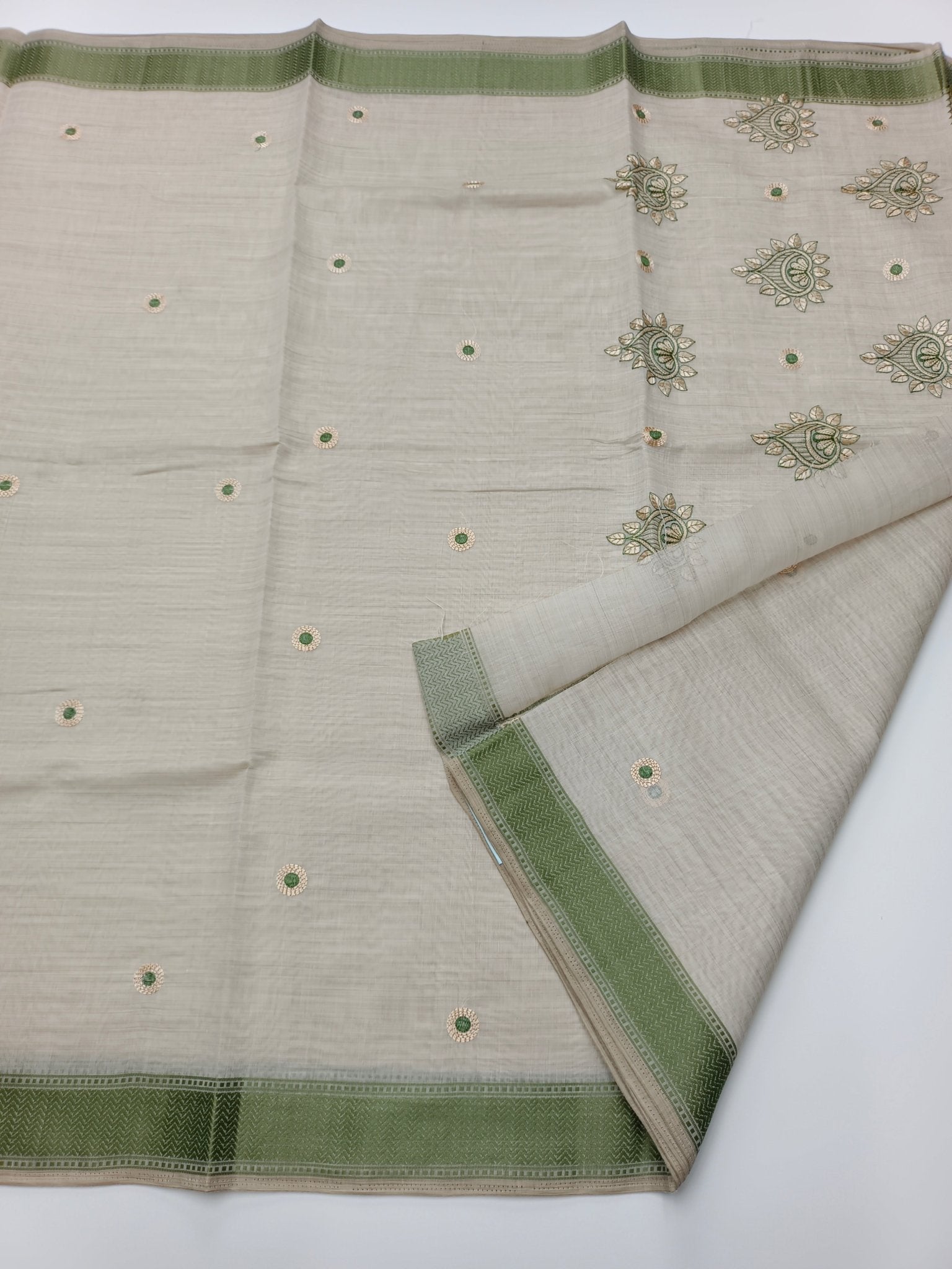 FANCY COTTON SAREE - B S CHANNABASAPPA & SONS