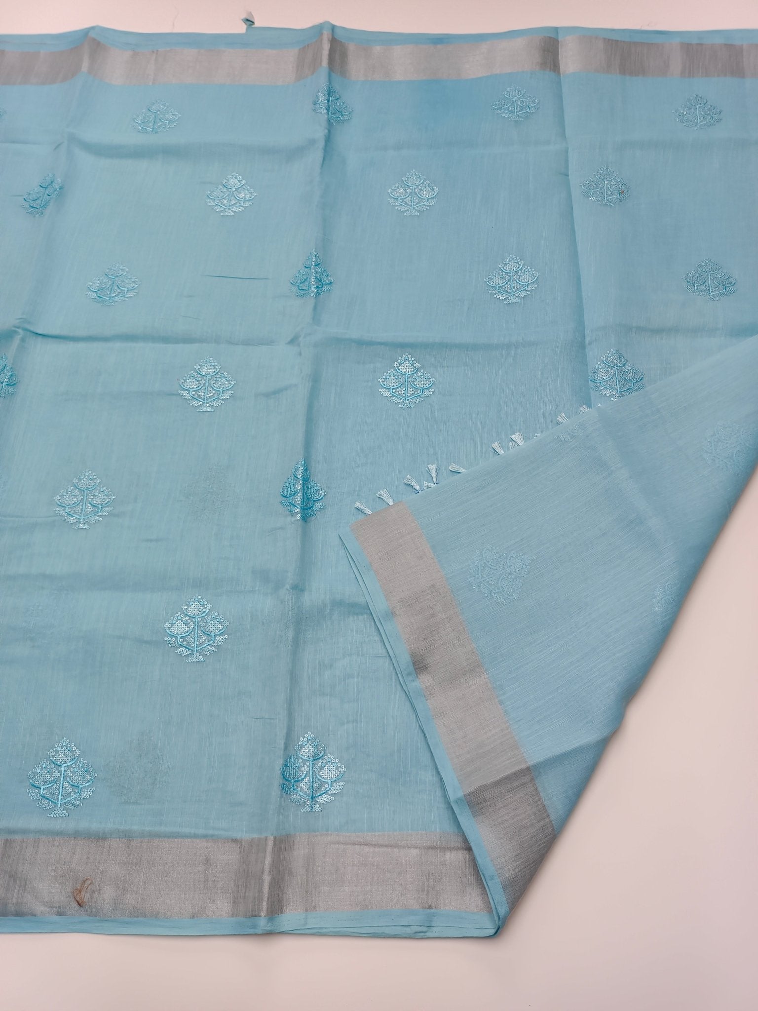 FANCY COTTON SAREE - B S CHANNABASAPPA & SONS