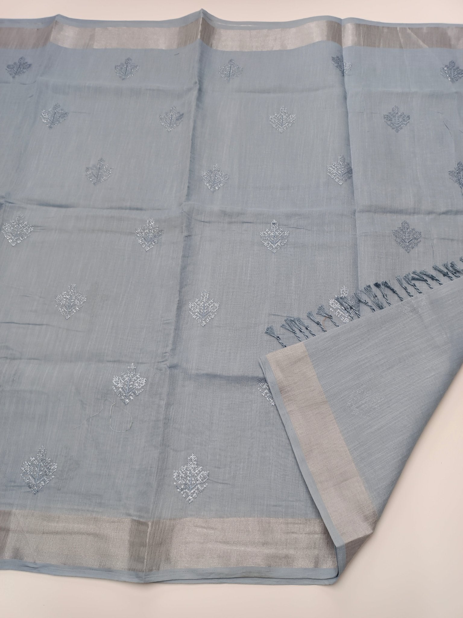 FANCY COTTON SAREE - B S CHANNABASAPPA & SONS