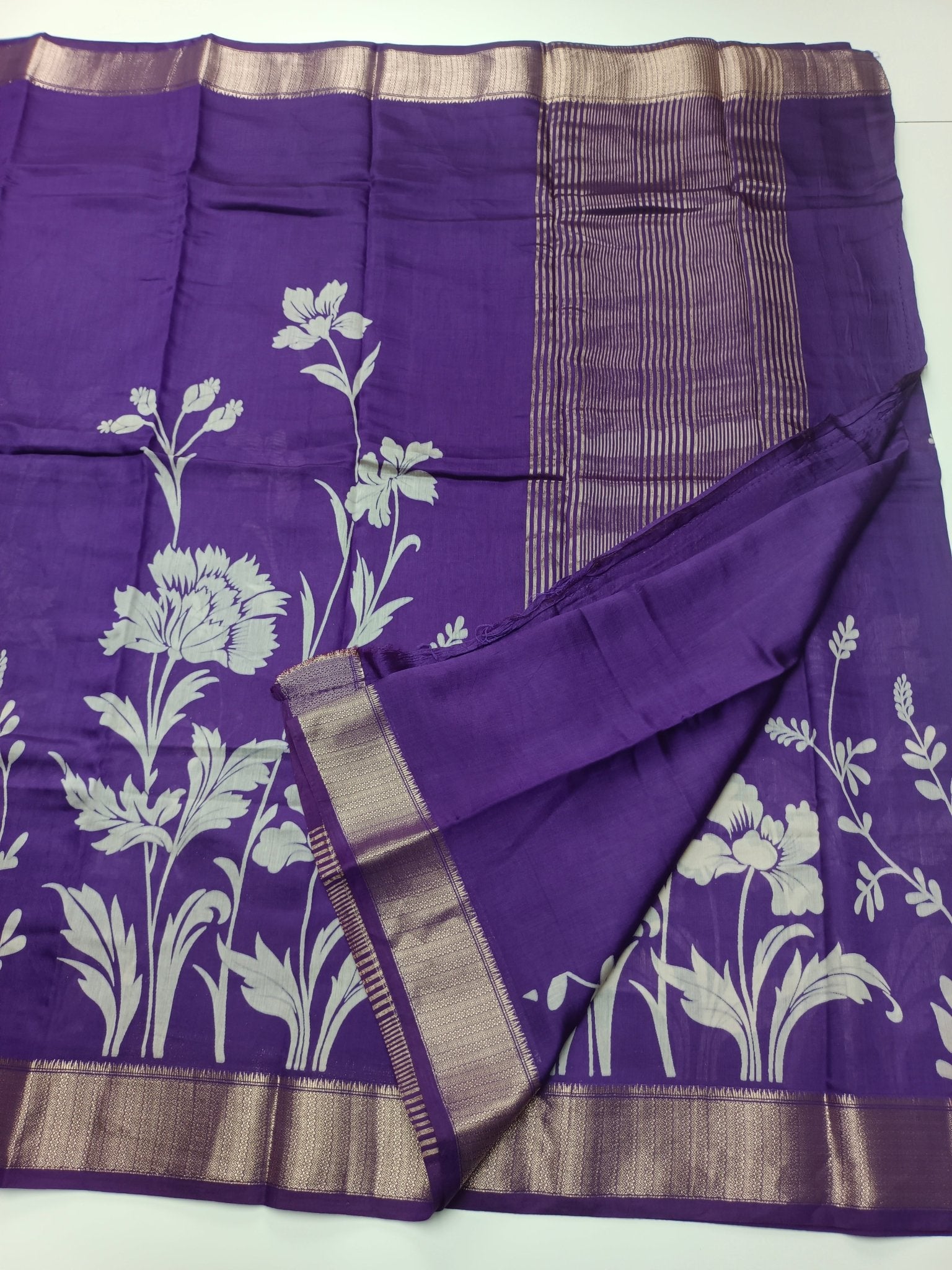 FANCY MALBARI COTTON SAREE - B S CHANNABASAPPA & SONS