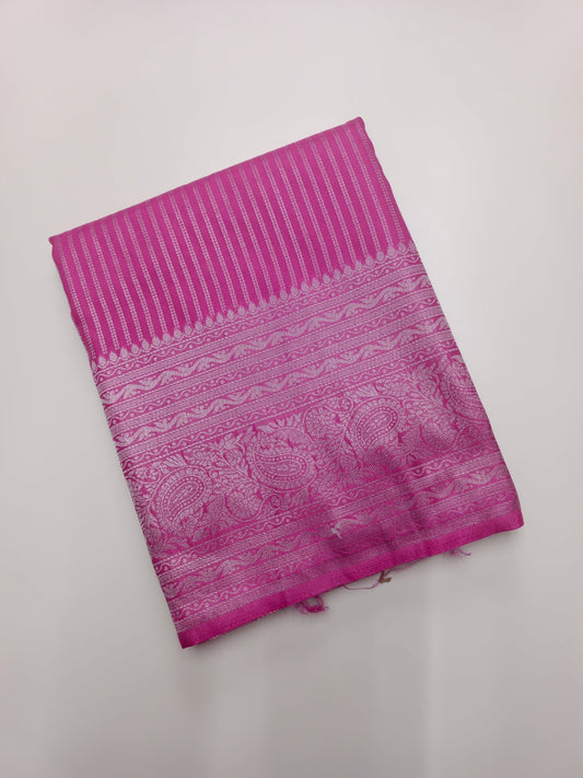 FANCY SOFT SILK SAREE - B S CHANNABASAPPA & SONS