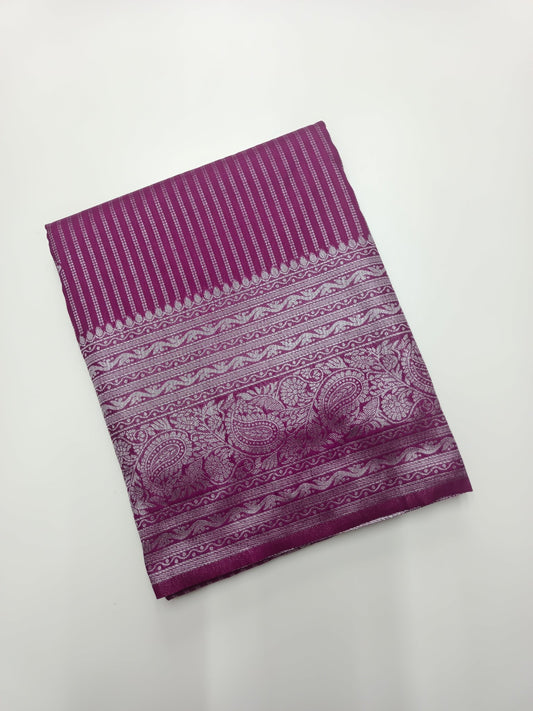 FANCY SOFT SILK SAREE - B S CHANNABASAPPA & SONS