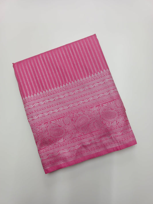 FANCY SOFT SILK SAREE - B S CHANNABASAPPA & SONS