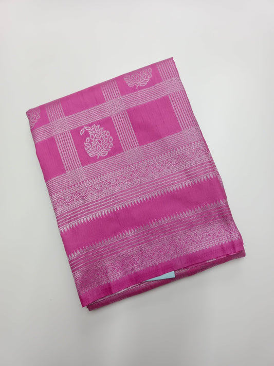 FANCY SOFT SILK SAREE - B S CHANNABASAPPA & SONS