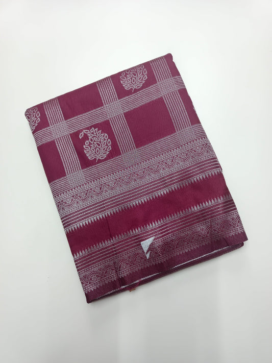 FANCY SOFT SILK SAREE - B S CHANNABASAPPA & SONS