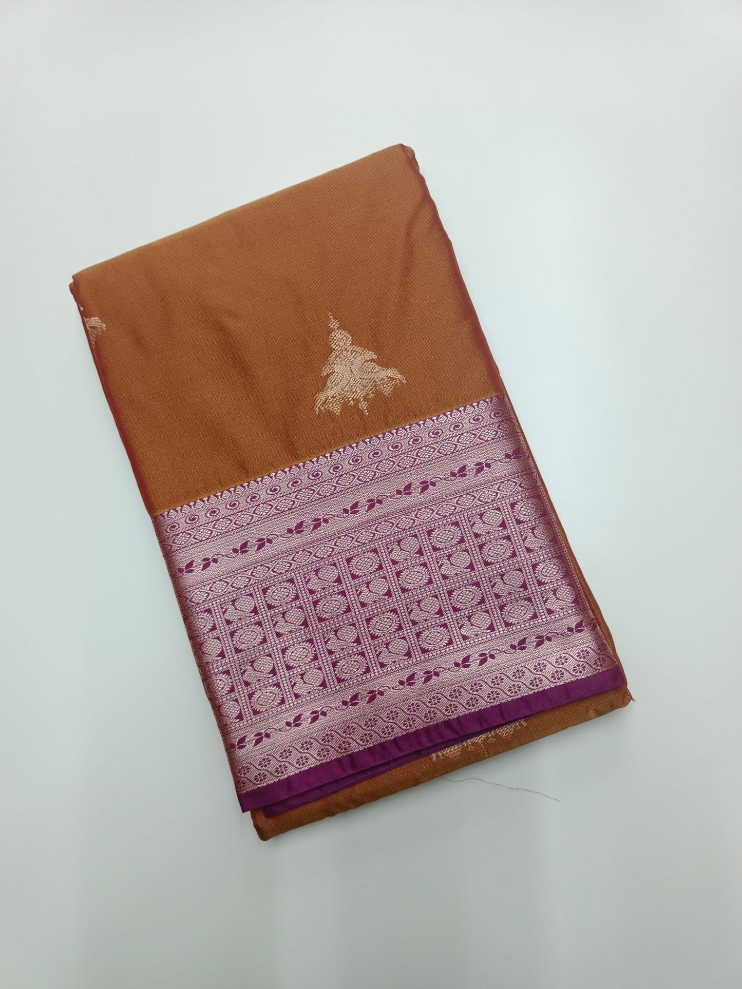 KANCHIPURAM SEMI SILK SAREE - B S CHANNABASAPPA & SONS