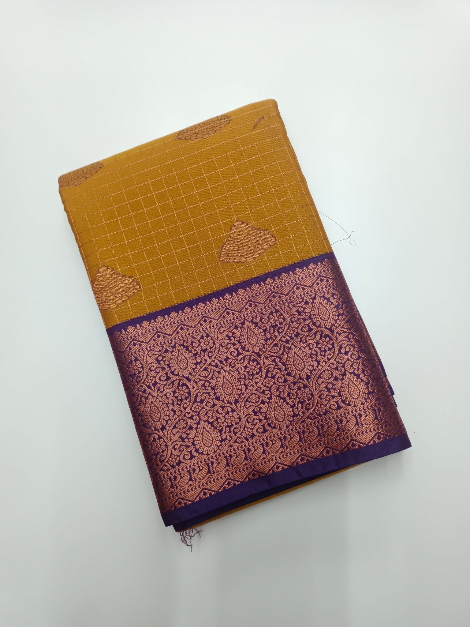 KANCHIPURAM SEMI SILK SAREE - B S CHANNABASAPPA & SONS