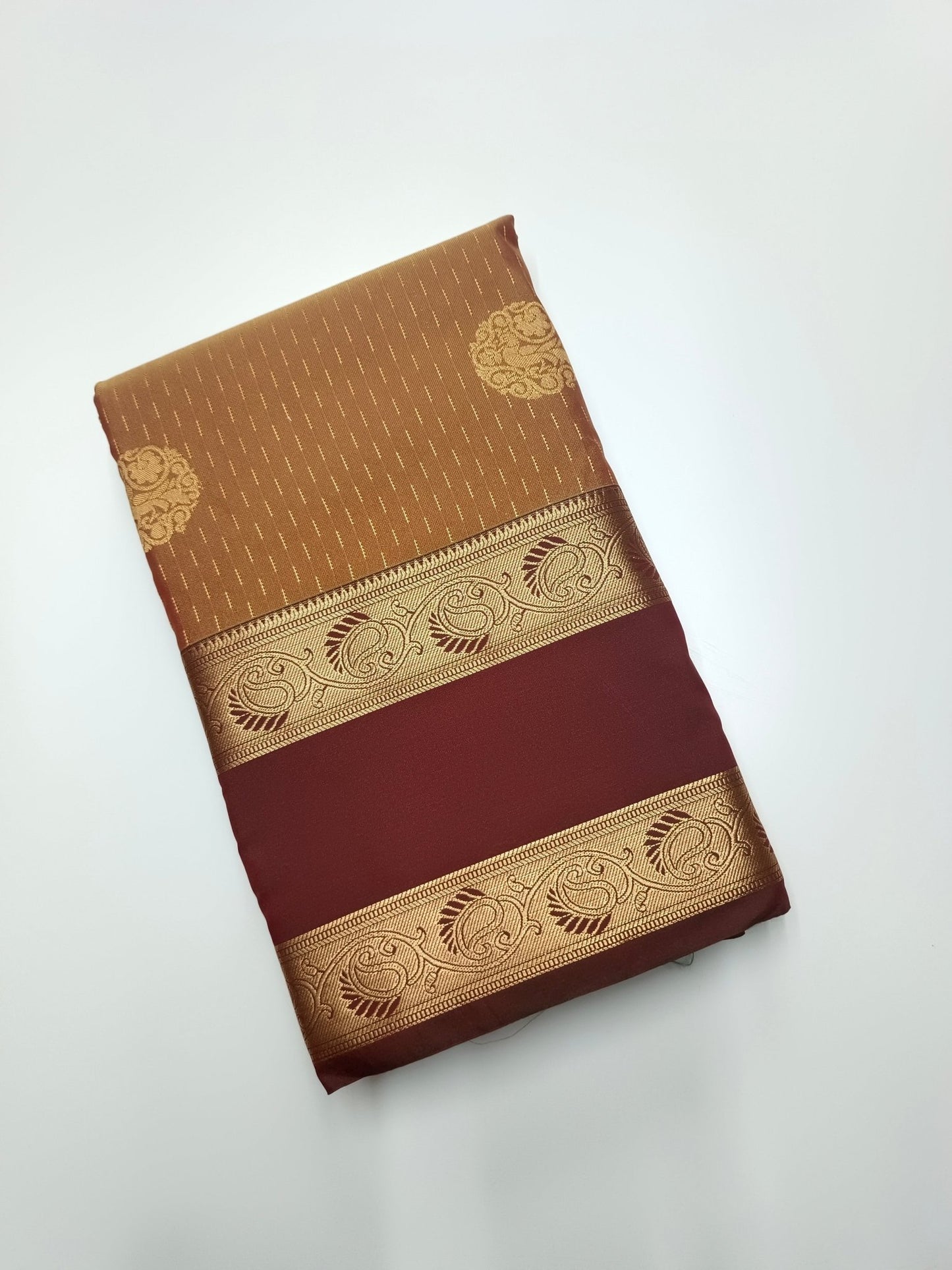 KANCHIPURAM SEMI SILK SAREE - B S CHANNABASAPPA & SONS