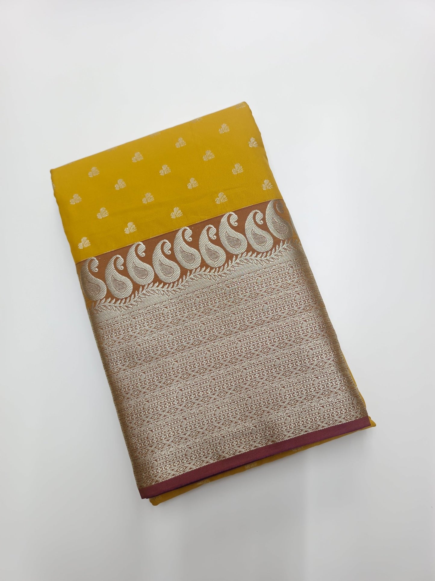 KANCHIPURAM SEMI SILK SAREE - B S CHANNABASAPPA & SONS