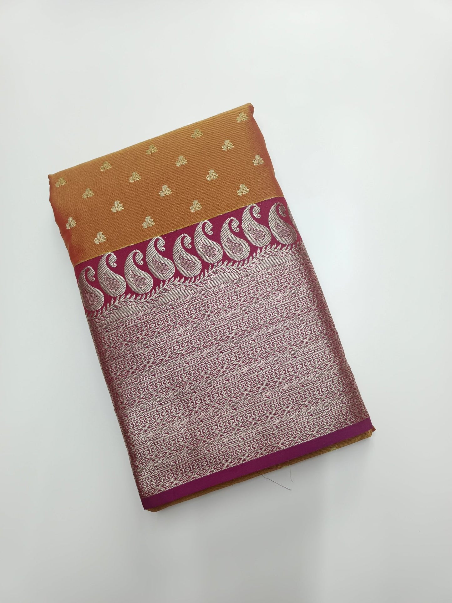 KANCHIPURAM SEMI SILK SAREE - B S CHANNABASAPPA & SONS