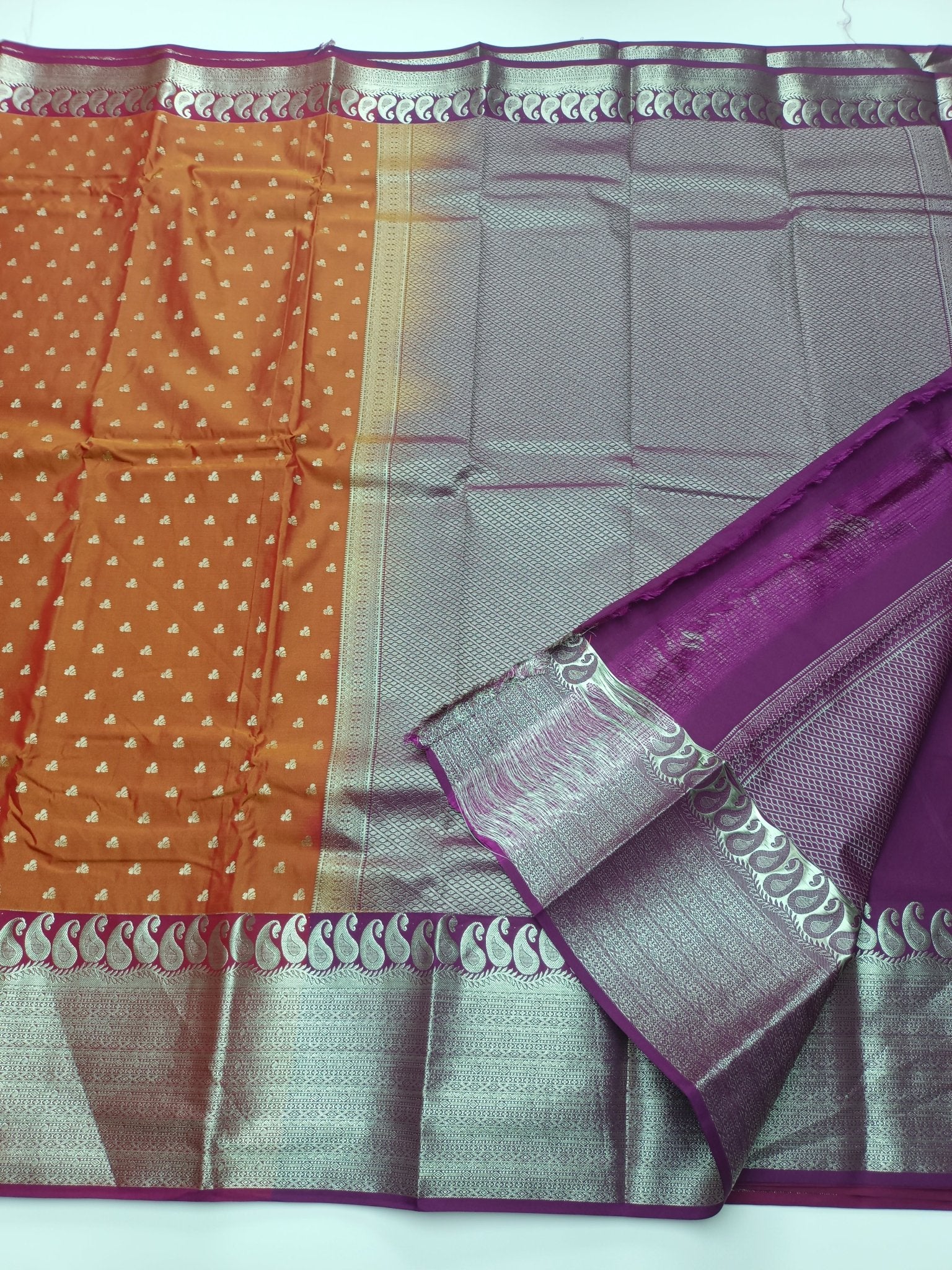 KANCHIPURAM SEMI SILK SAREE - B S CHANNABASAPPA & SONS