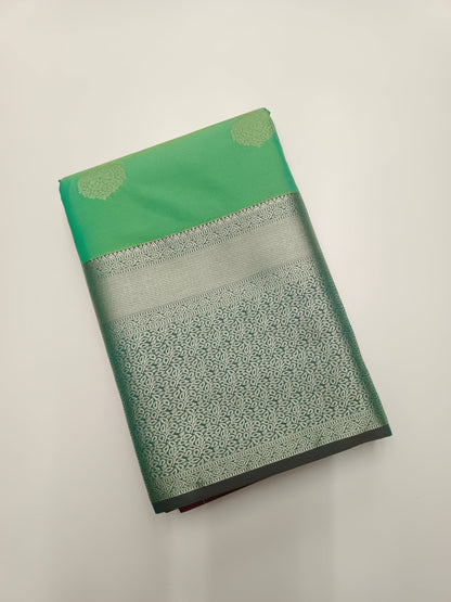 KANCHIPURAM SEMI SILK SAREE - B S CHANNABASAPPA & SONS