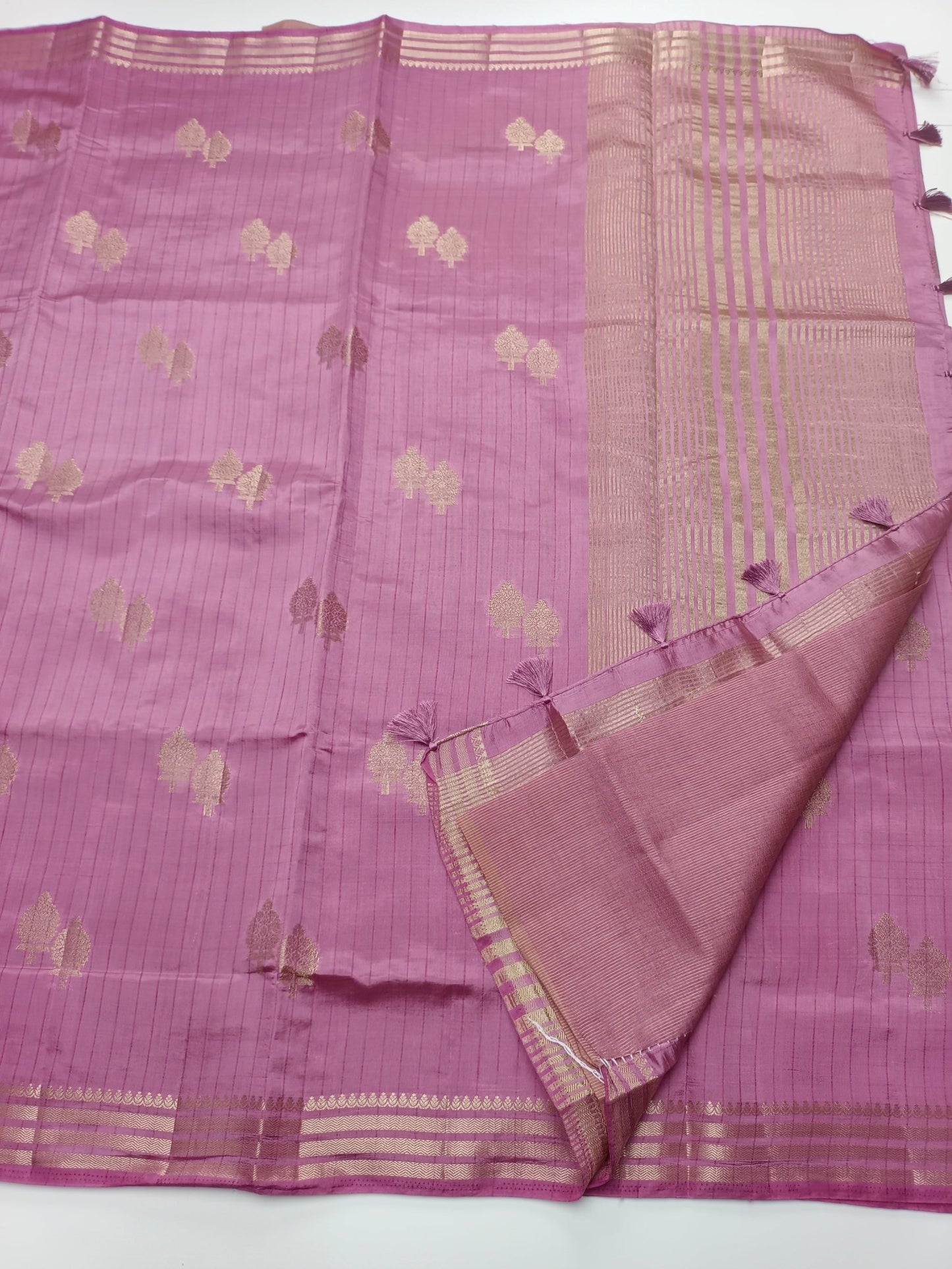 FANCY RAW SILK SAREE - B S CHANNABASAPPA & SONS