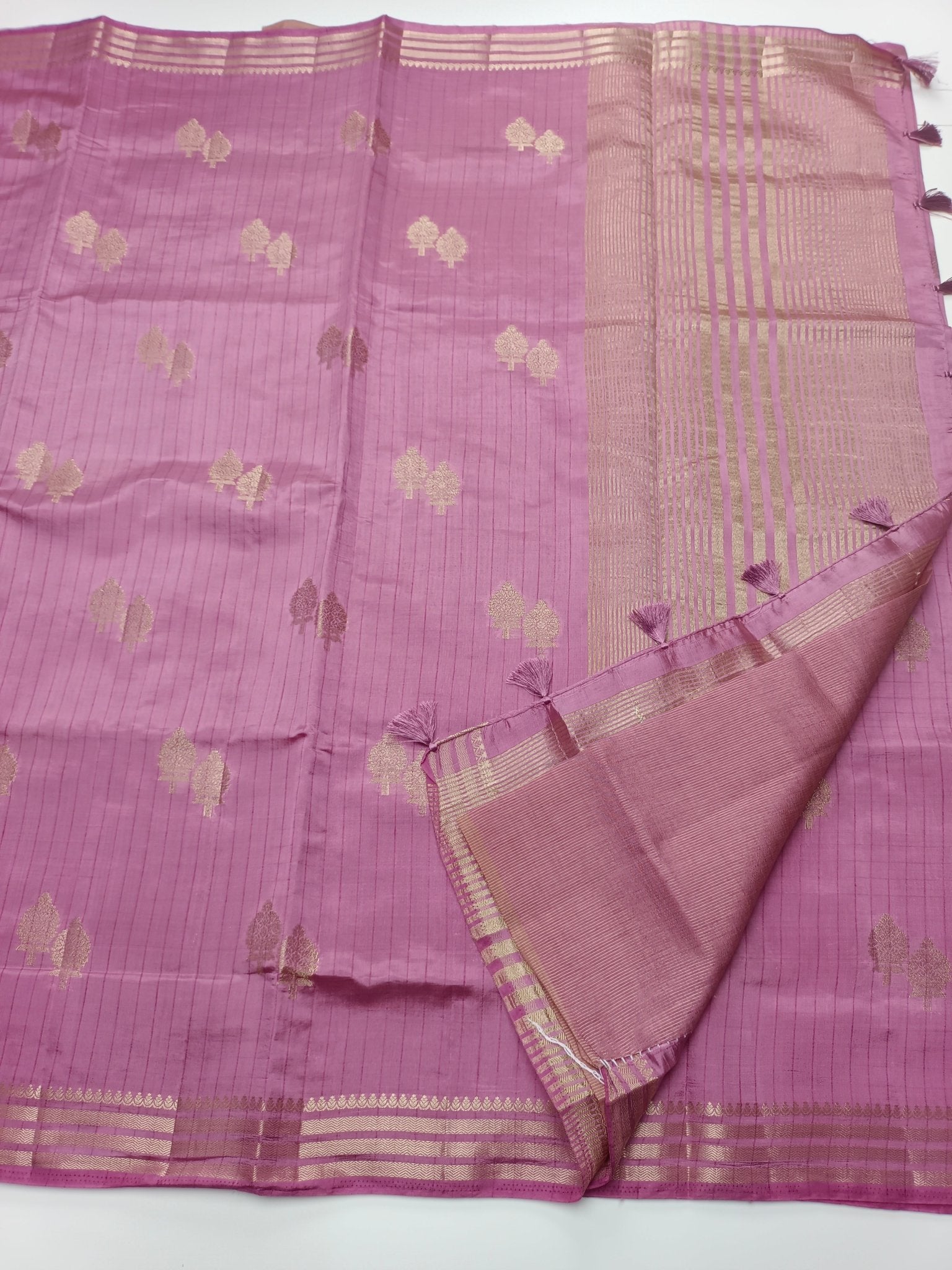 FANCY RAW SILK SAREE - B S CHANNABASAPPA & SONS