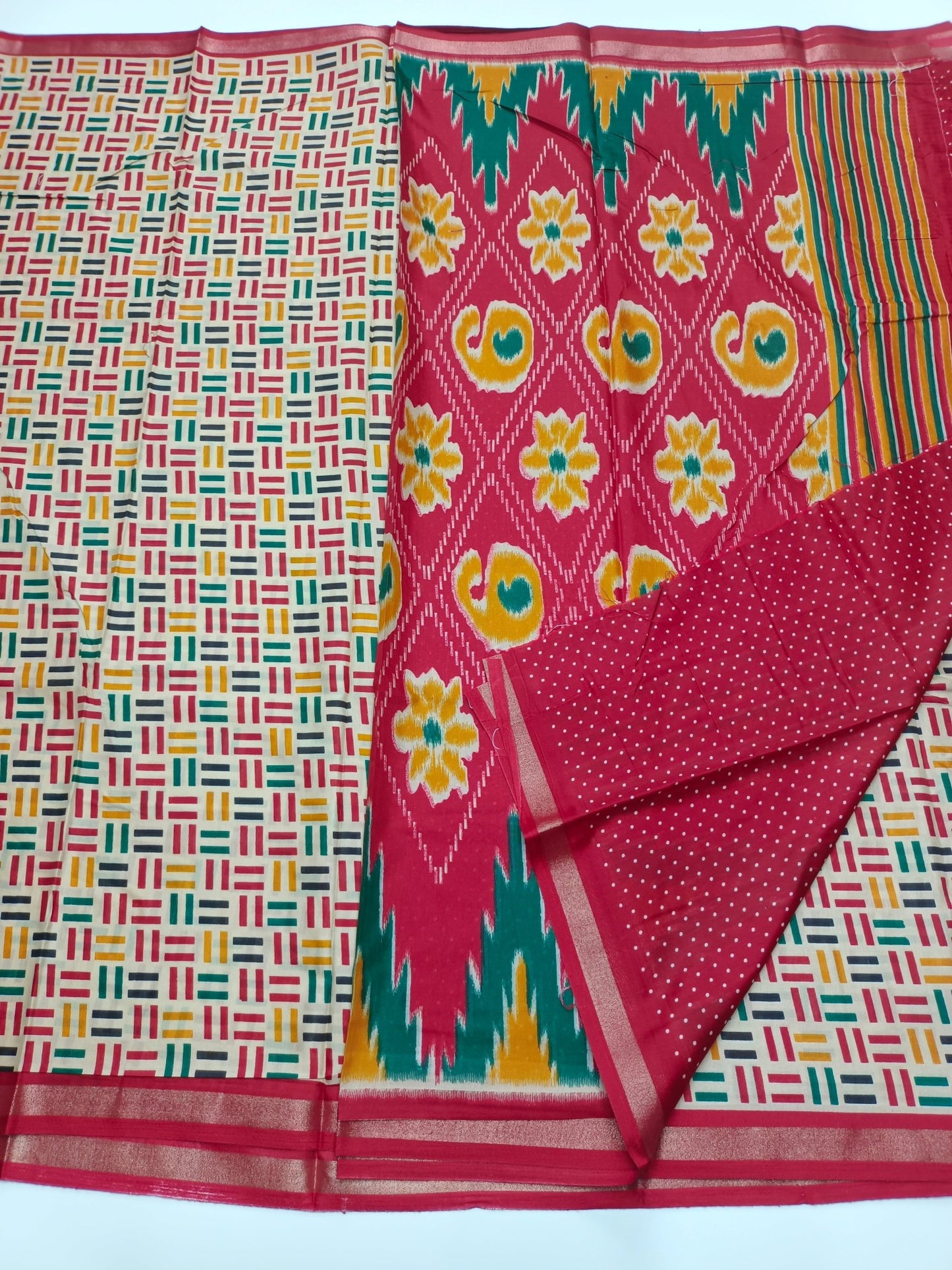 FANCY DOLA SILK SAREE - B S CHANNABASAPPA & SONS