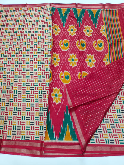 FANCY DOLA SILK SAREE - B S CHANNABASAPPA & SONS