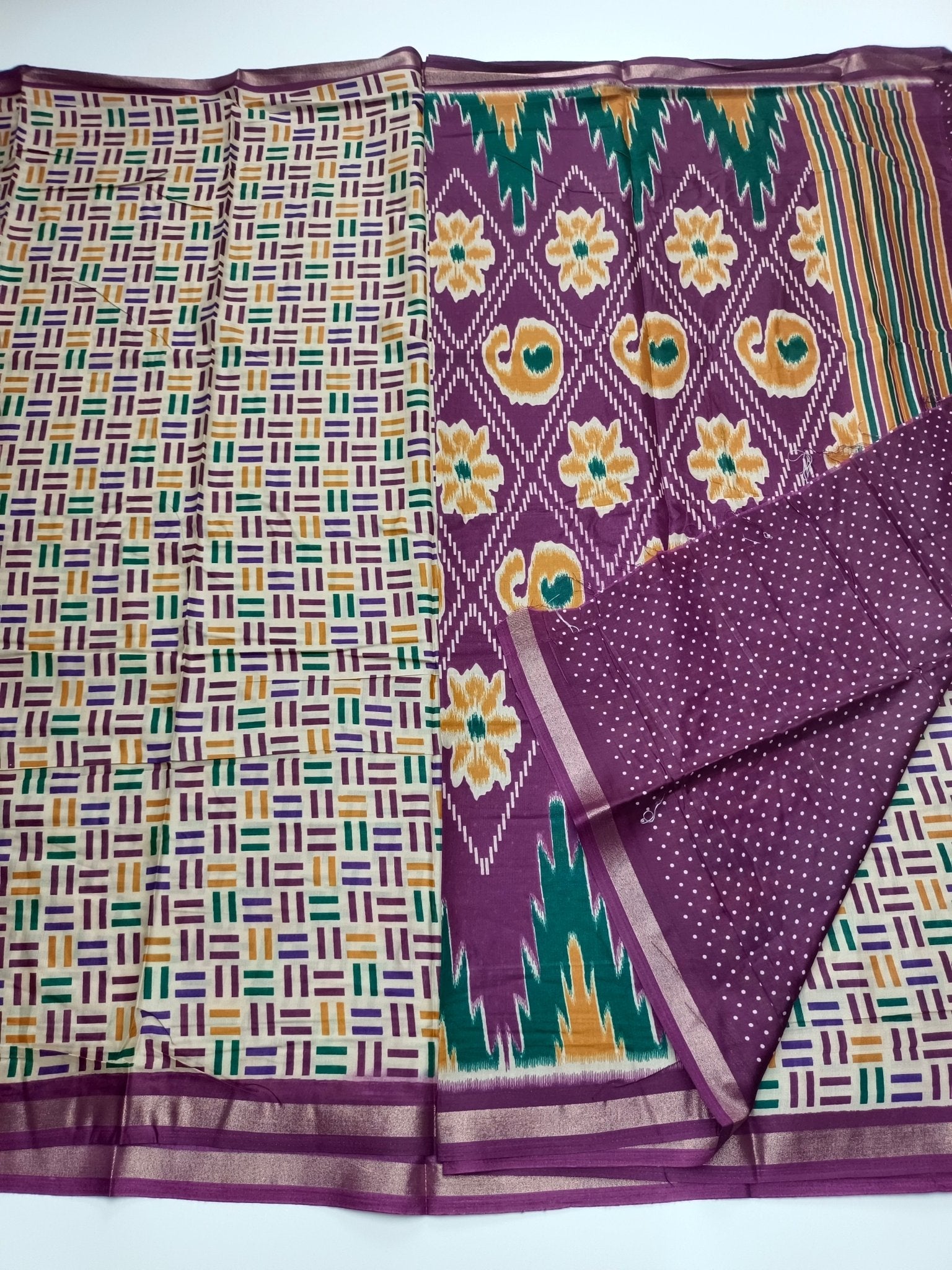 FANCY DOLA SILK SAREE - B S CHANNABASAPPA & SONS