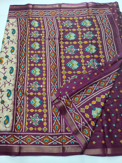 FANCY DOLA SILK SAREE - B S CHANNABASAPPA & SONS