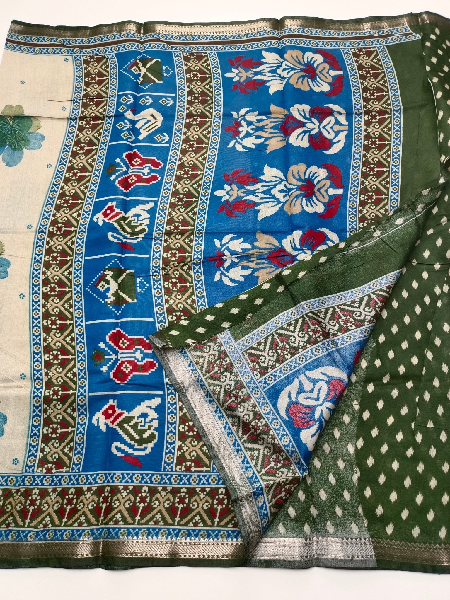 FANCY DOLA SILK SAREE - B S CHANNABASAPPA & SONS