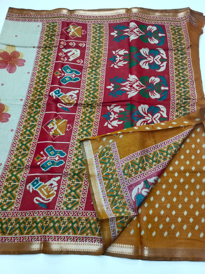 FANCY DOLA SILK SAREE - B S CHANNABASAPPA & SONS
