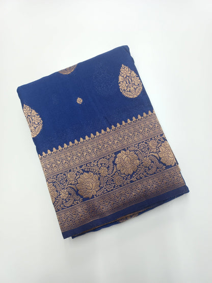 FANCY SOFT SILK SAREE - B S CHANNABASAPPA & SONS