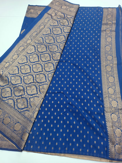 FANCY SOFT SILK SAREE - B S CHANNABASAPPA & SONS
