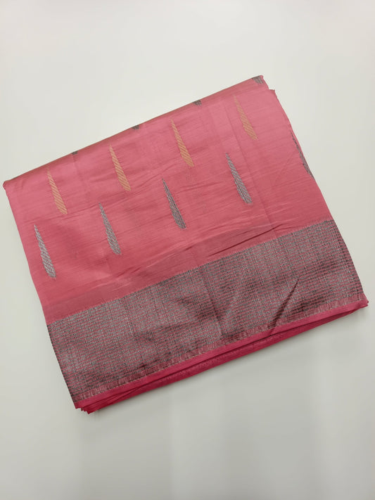 FANCY TUSSER SILK SAREE