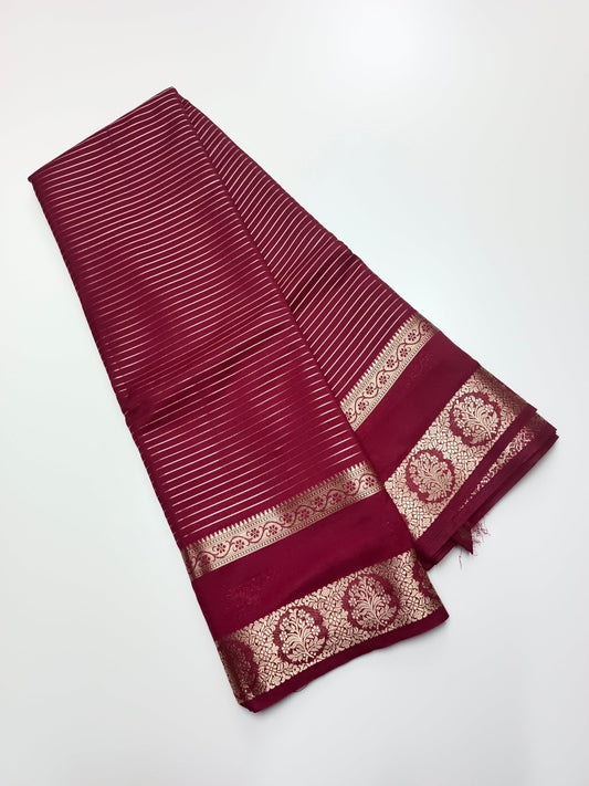 SEMI CREPE SILK SILK SAREE
