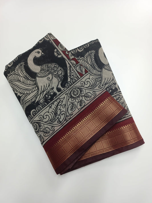 FANCY ASSAM COTTON SAREE