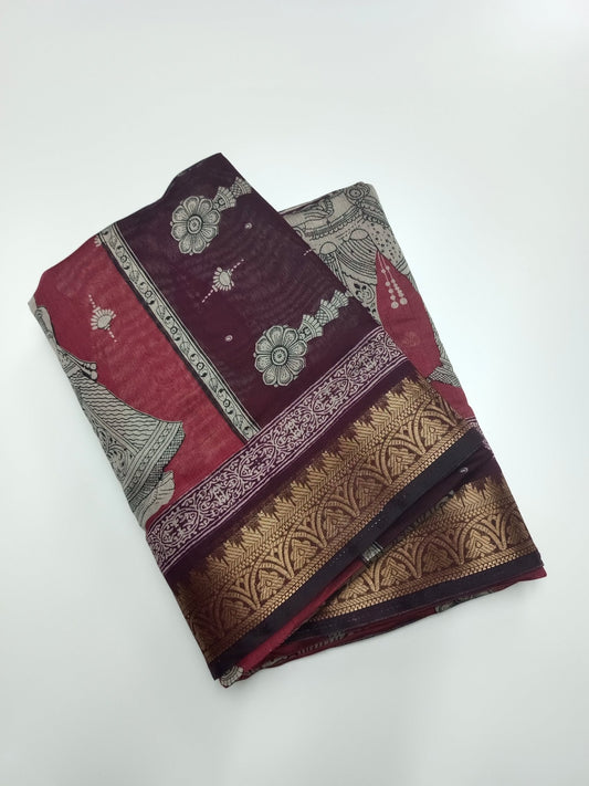 FANCY ASSAM COTTON SAREE