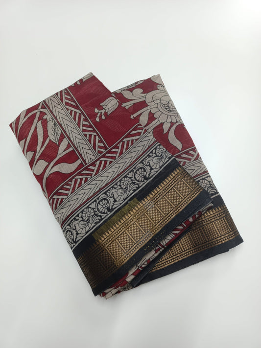 FANCY ASSAM COTTON SAREE