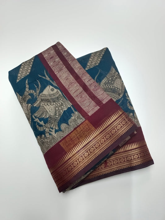 FANCY ASSAM COTTON SAREE