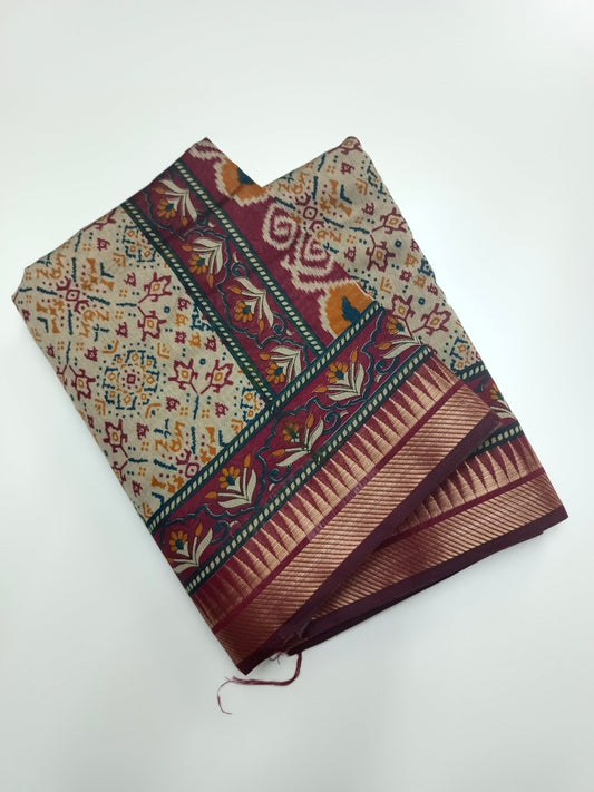 FANCY ASSAM COTTON SAREE