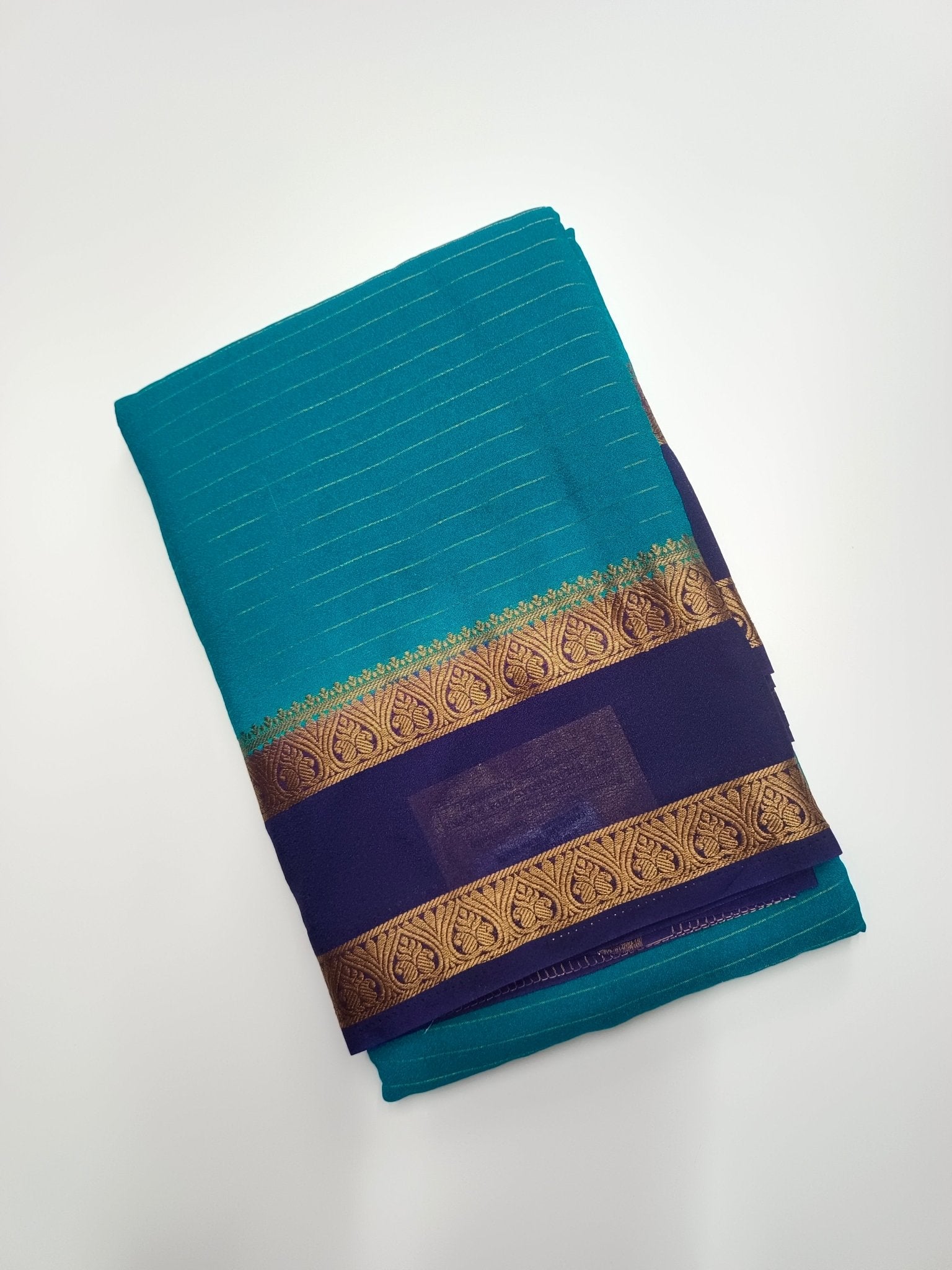 SEMI CREPE SILK SAREE - B S CHANNABASAPPA & SONS