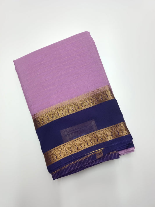 SEMI CREPE SILK SAREE - B S CHANNABASAPPA & SONS