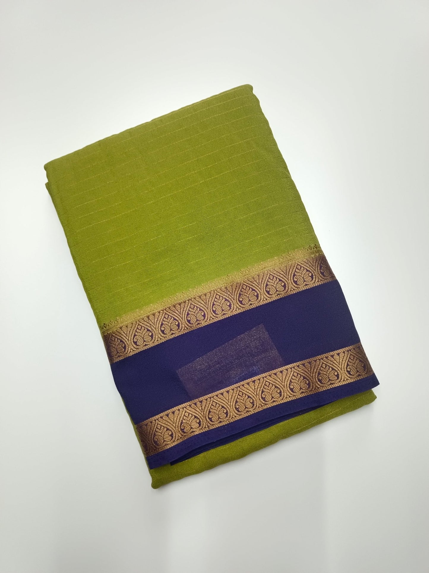 SEMI CREPE SILK SAREE - B S CHANNABASAPPA & SONS