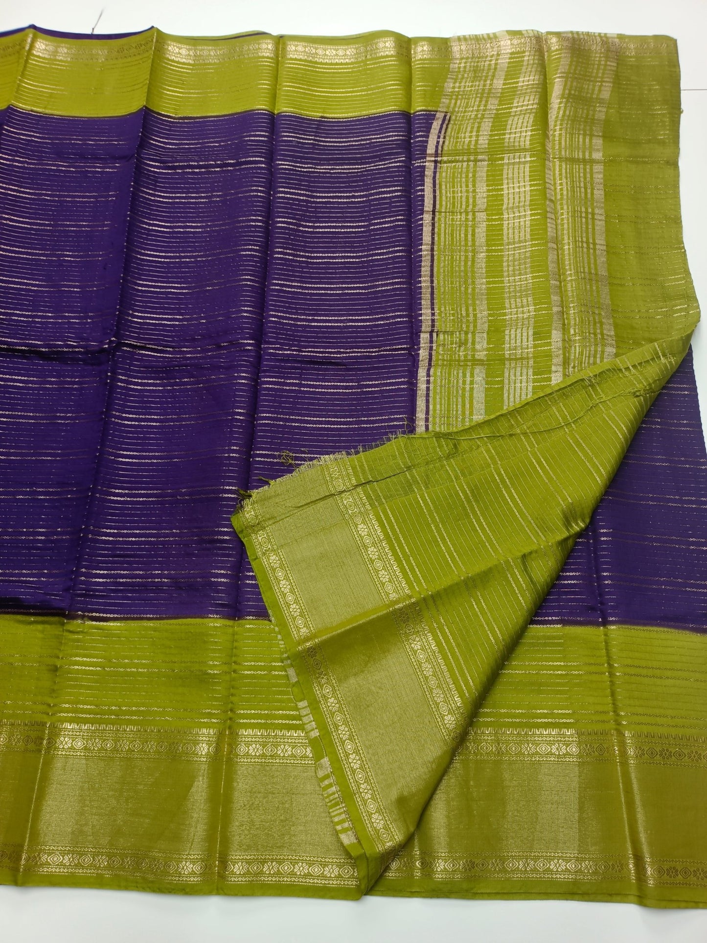 SEMI CREPE SILK SAREE - B S CHANNABASAPPA & SONS