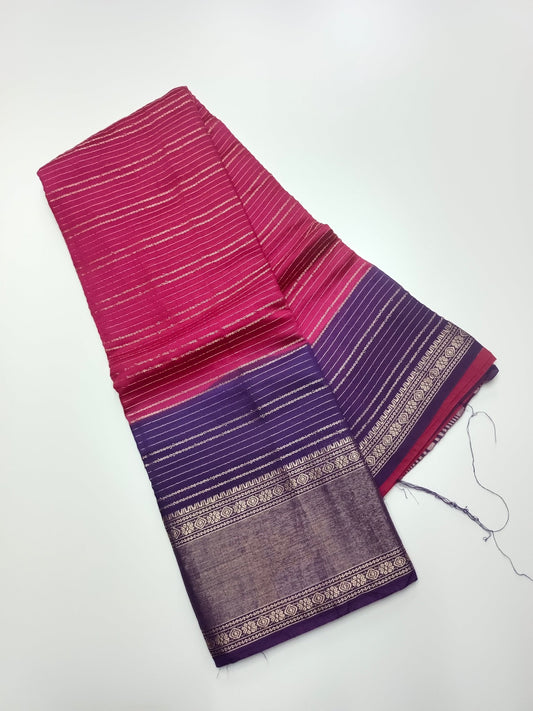 SEMI CREPE SILK SAREE - B S CHANNABASAPPA & SONS