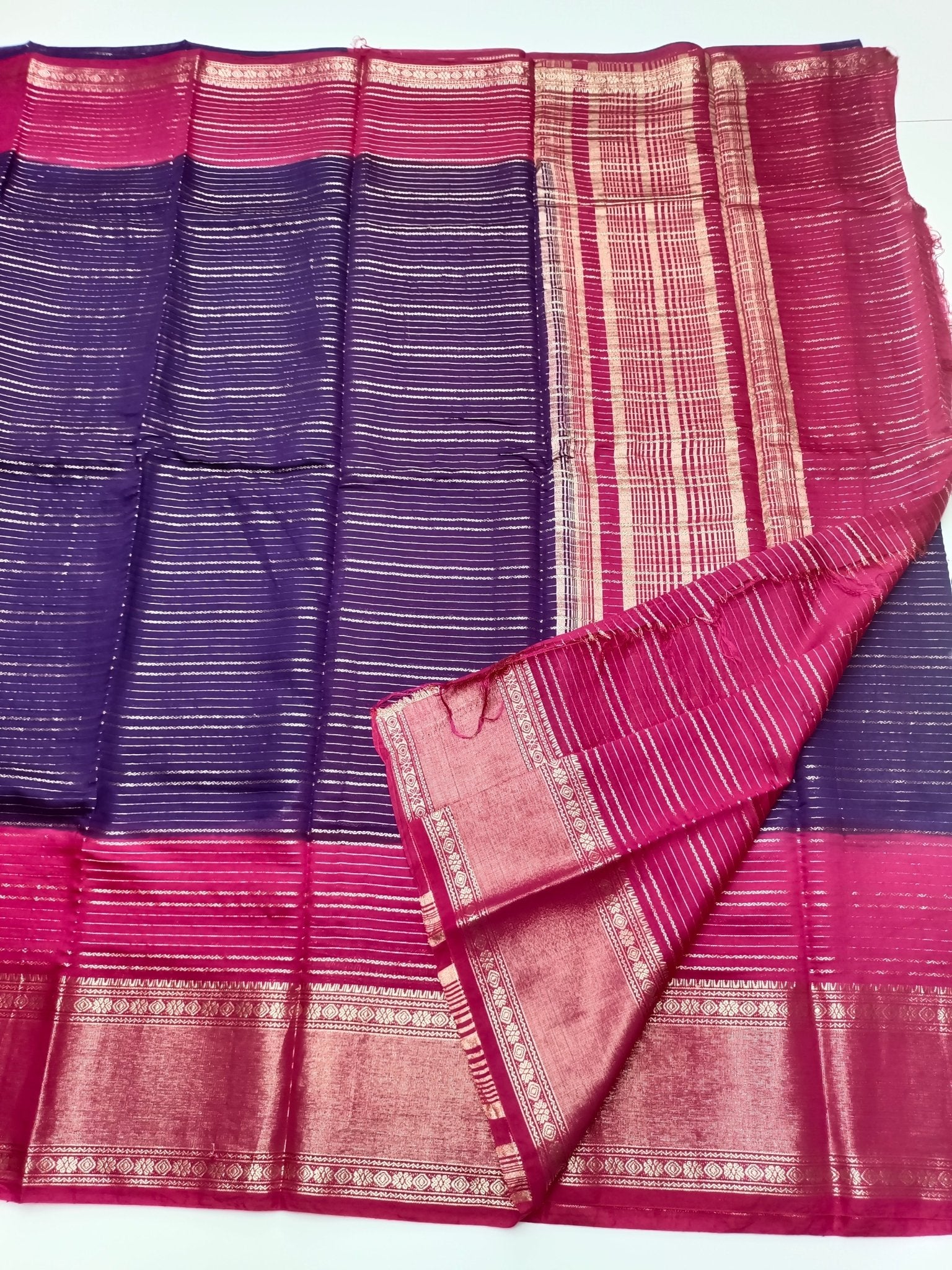 SEMI CREPE SILK SAREE - B S CHANNABASAPPA & SONS