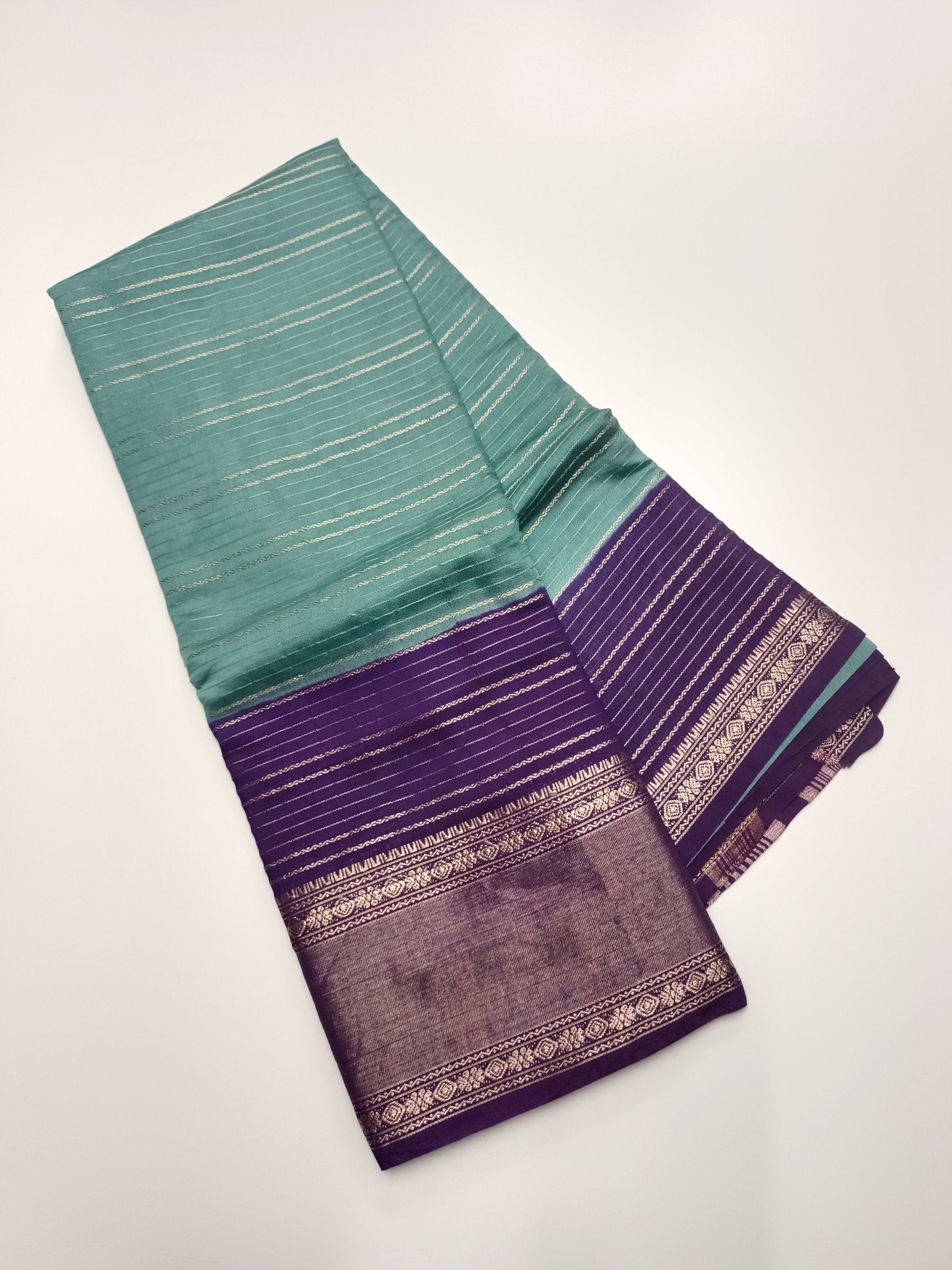 SEMI CREPE SILK SAREE - B S CHANNABASAPPA & SONS