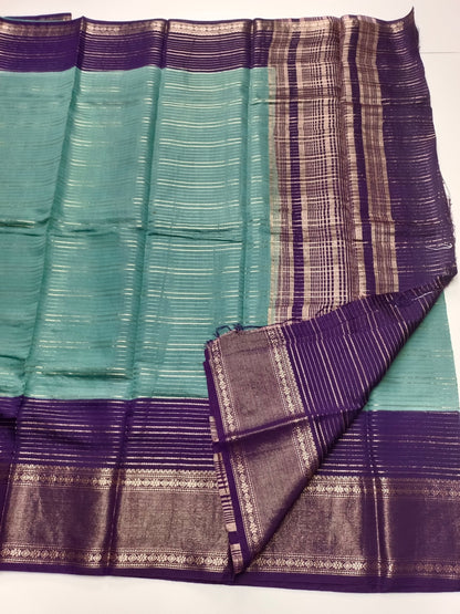 SEMI CREPE SILK SAREE - B S CHANNABASAPPA & SONS