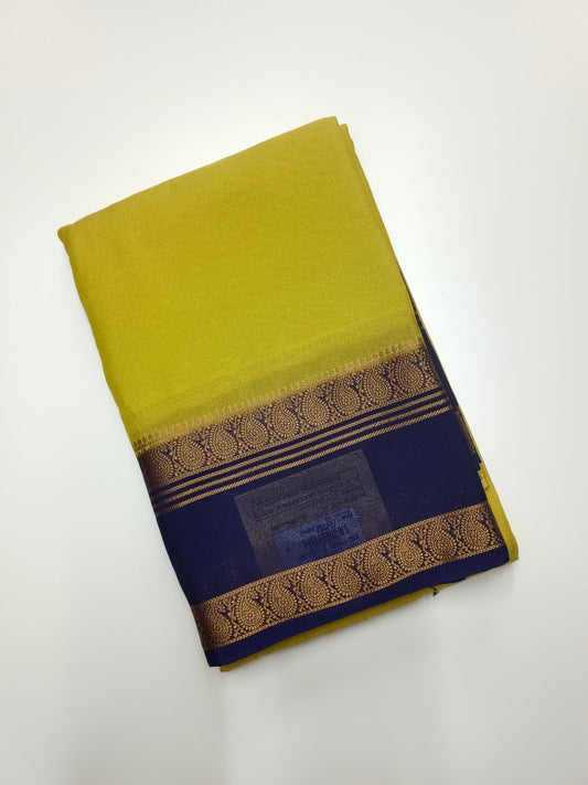 SEMI CREPE SILK SAREE - B S CHANNABASAPPA & SONS