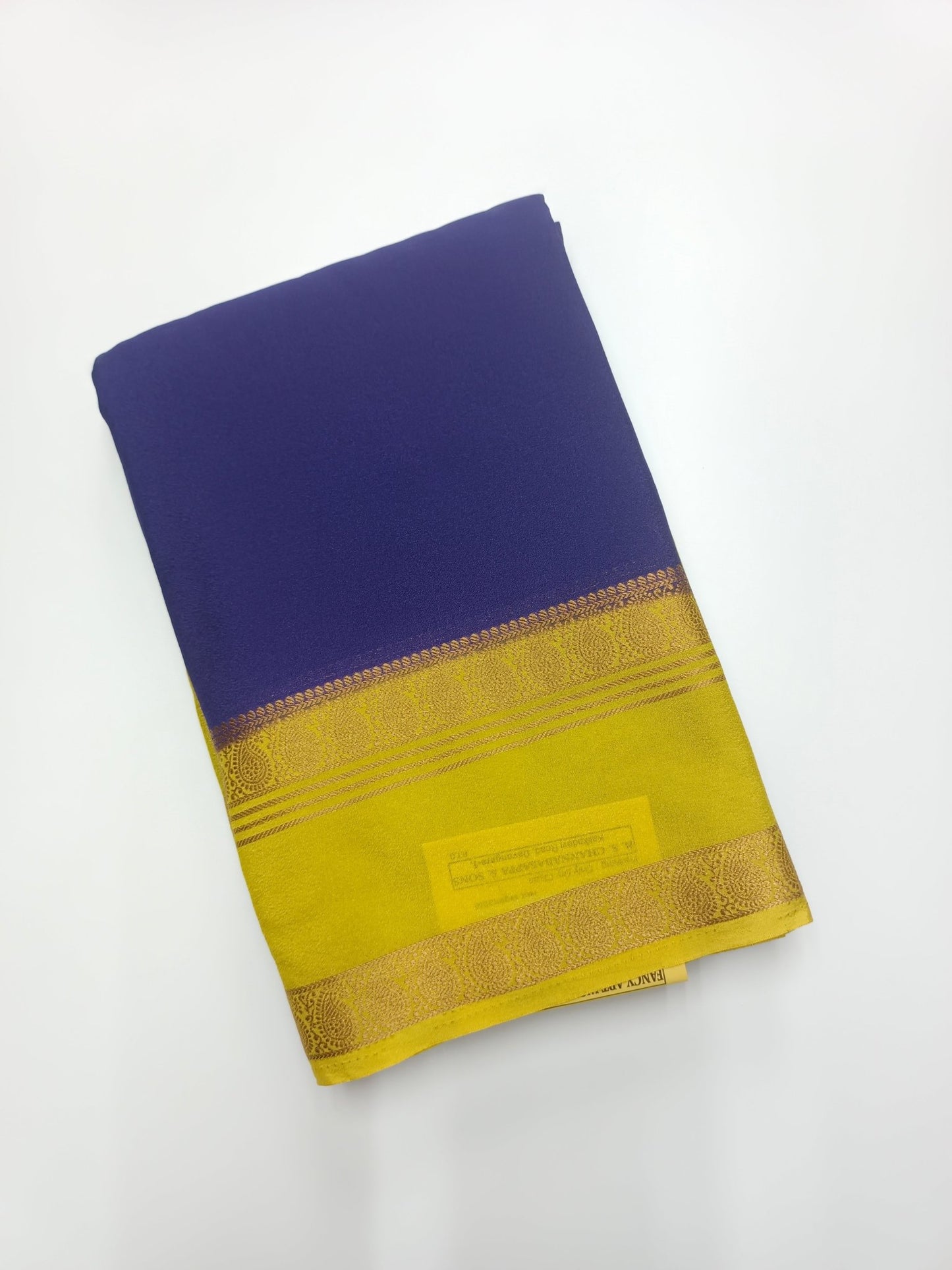 SEMI CREPE SILK SAREE - B S CHANNABASAPPA & SONS