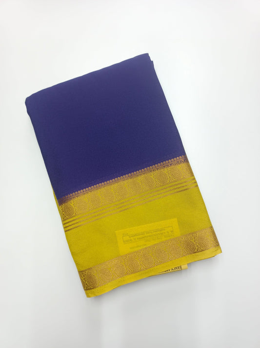 SEMI CREPE SILK SAREE - B S CHANNABASAPPA & SONS